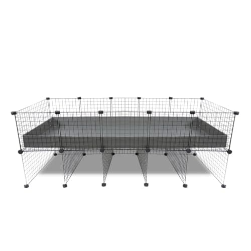GuineaDad Piggy Condo Premium C&C Cage with Pillars, 2x5 XL