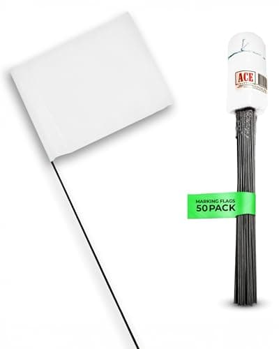 ACE Supply White Invisible-Fence Flags for Dogs (50-Pack)