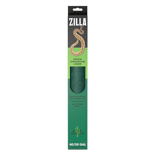 Zilla Reptile Terrarium Bedding Substrate Floor Liner (17.25 x 35.25 in)