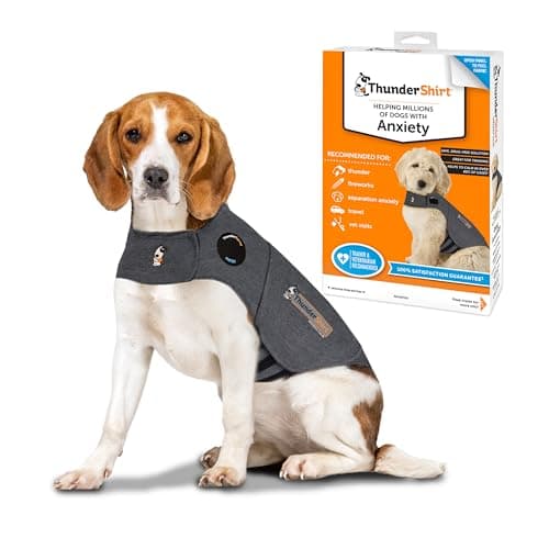 ThunderShirt for Dogs, Medium, Heather Gray Classic - Dog Anxiety Relief Calming Vest
