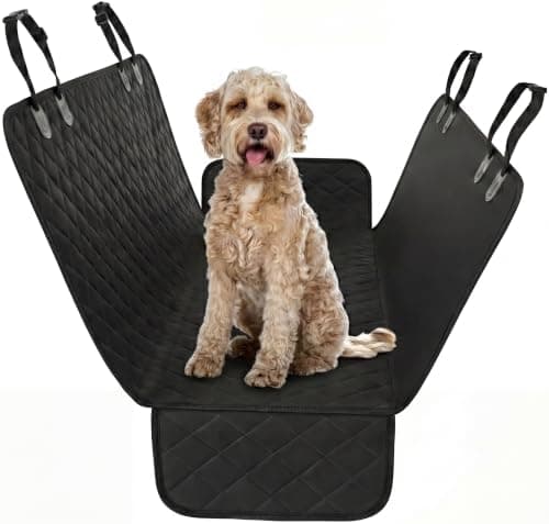 Active Pets Standard Dog Car Hammock Back Seat Cover, OEKO-TEX PFAS-Conscious, 600D