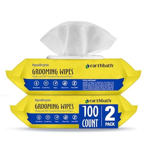 Earthbath Hypo-Allergenic Grooming Wipes