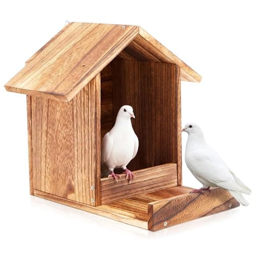 Novabright 12-Inch Carbonized Weatherproof Wooden Roost Box