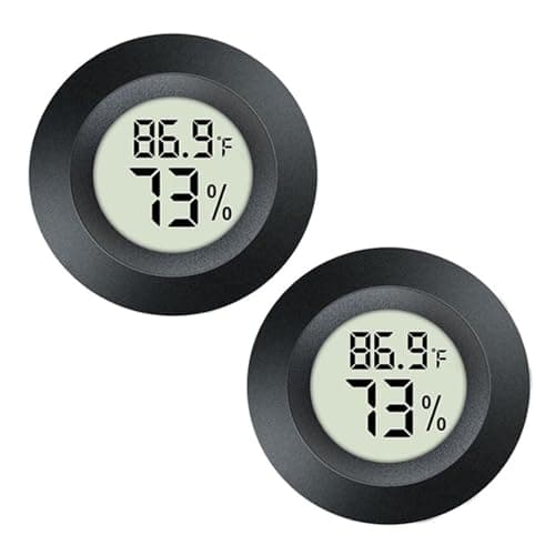 JEDEW Digital Thermometer Hygrometer (2 Pack)
