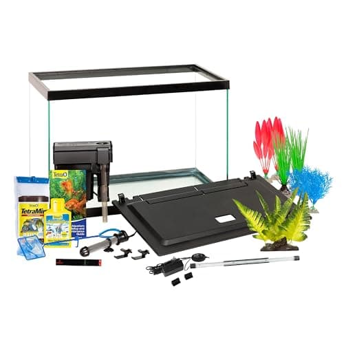Tetra 20 Gallon Complete Aquarium Kit with LED Lighting and Decor
