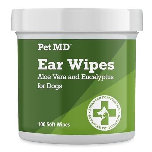 Pet MD Dog Ear Cleaning Wipes