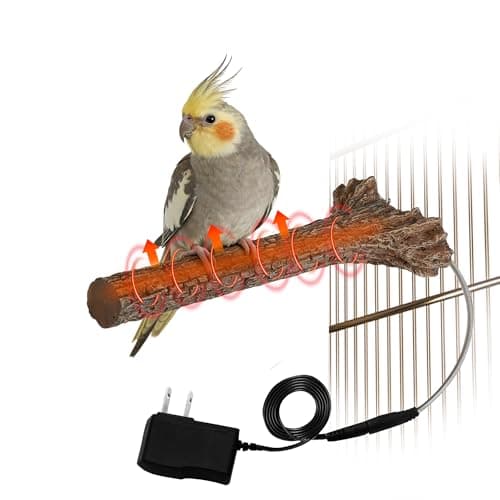 WEIYOONS Heated Bird Perch / Cage Warmer
