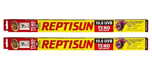 Zoo Med ReptiSun 10.0 UVB T5 HO Lamp (24W, 2-pack)