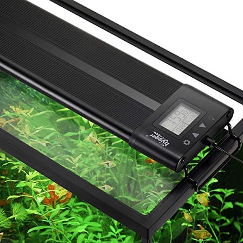 Hygger Auto On/Off LED Aquarium Light, 24-30 Inches, Dimmable Full Spectrum with Built-In Timer