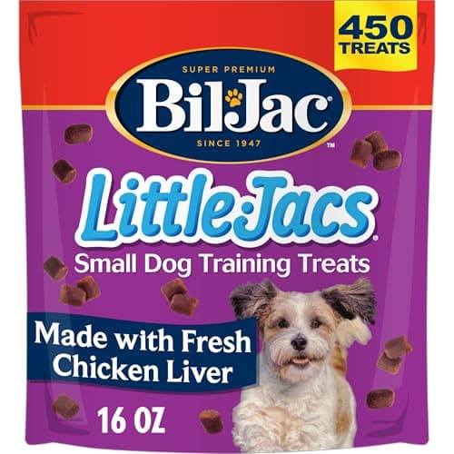 Bil-Jac Little-Jacs Small Dog Training Treats (Soft Chicken Liver)