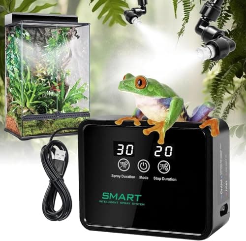 FMATOZ Automatic Reptile Mister (360° Nozzle, Timer)