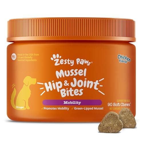 Zesty Paws Mussel Hip & Joint Bites for Dogs