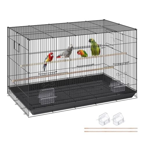 VEVOR 30" Stackable Flight Cage with Slide-Out Tray and Handle