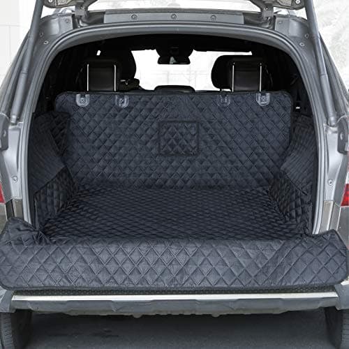 PETICON SUV Cargo Liner for Dogs, Waterproof 600D Oxford with Bumper Flap