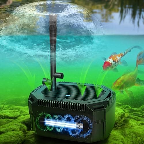 coospider Pond Filter with 18W UV Clarifier