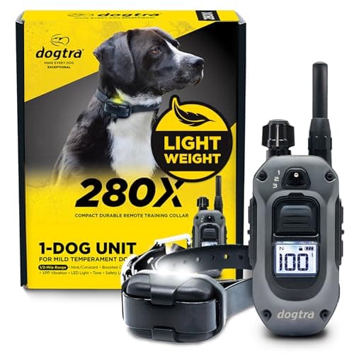 Dogtra 280X E-Collar with Remote [New Edition] 10 lbs+, 1/2 Mile Range