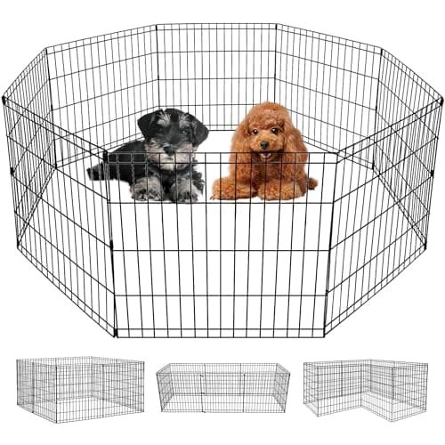 FDW 24 Inch 8-Panel Pet Playpen