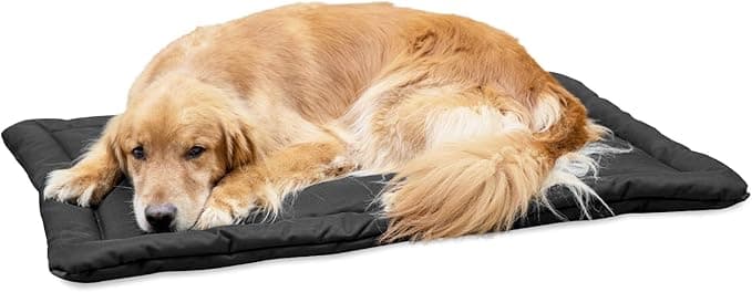 K9 Ballistics Tough Ripstop Dog Crate Pad, 41 x 27 in, Obsidian Black