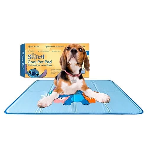 The Green Pet Shop Dog Cooling Mat (Pressure-Activated Gel, Medium)