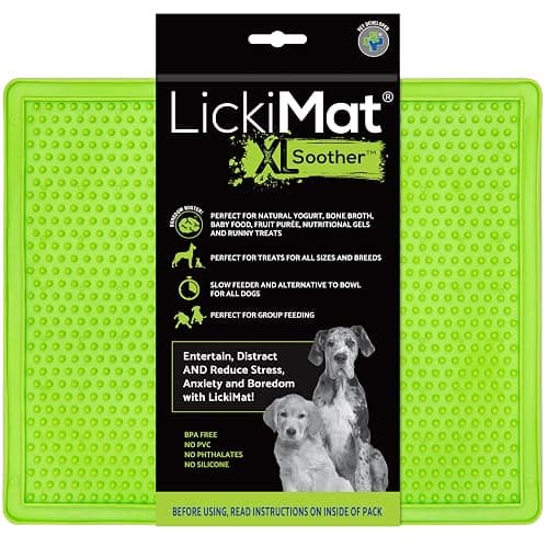 LickiMat Soother Dog Lick Mat (X-Large, Green)