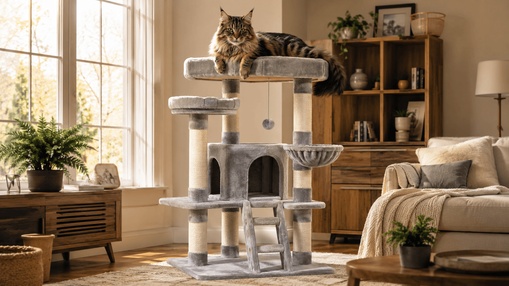 Best Cat Trees for Large Cats and Multi-Cat Homes (2026)