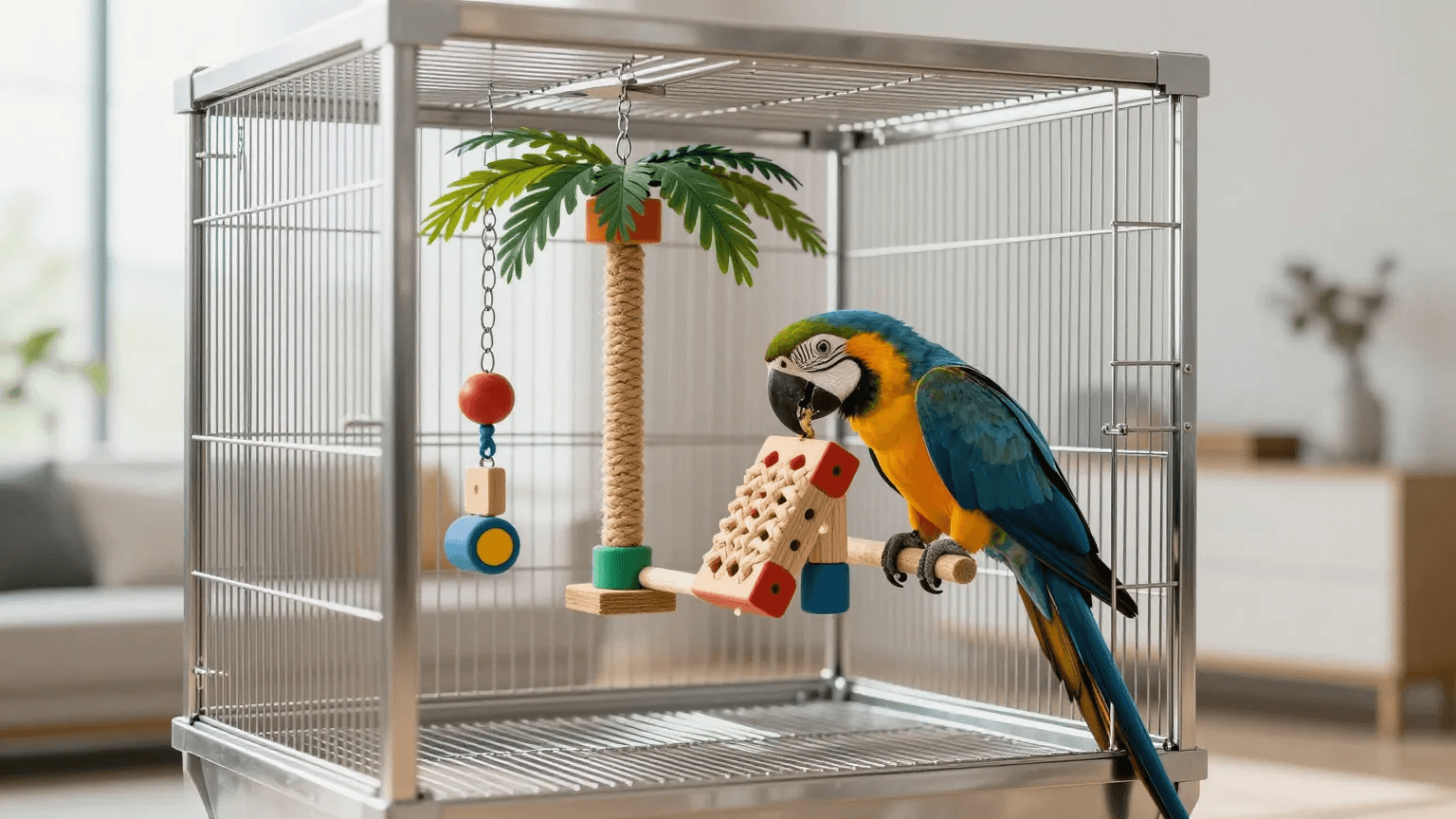 Best Large Parrot Toys & Foraging Enrichment 2026: Bird-Safe Chew and Foraging Toys for Macaws, Cockatoos & African Greys