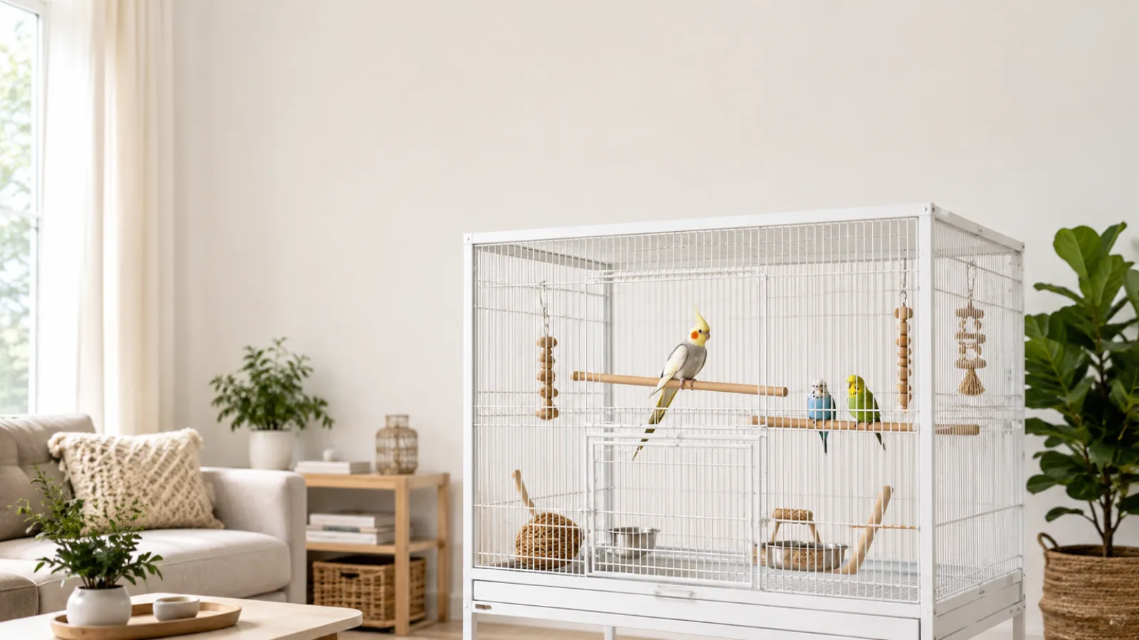 Best Parakeet, Budgie, and Cockatiel Cages 2026: A Size Ladder From Starter to Bird Room