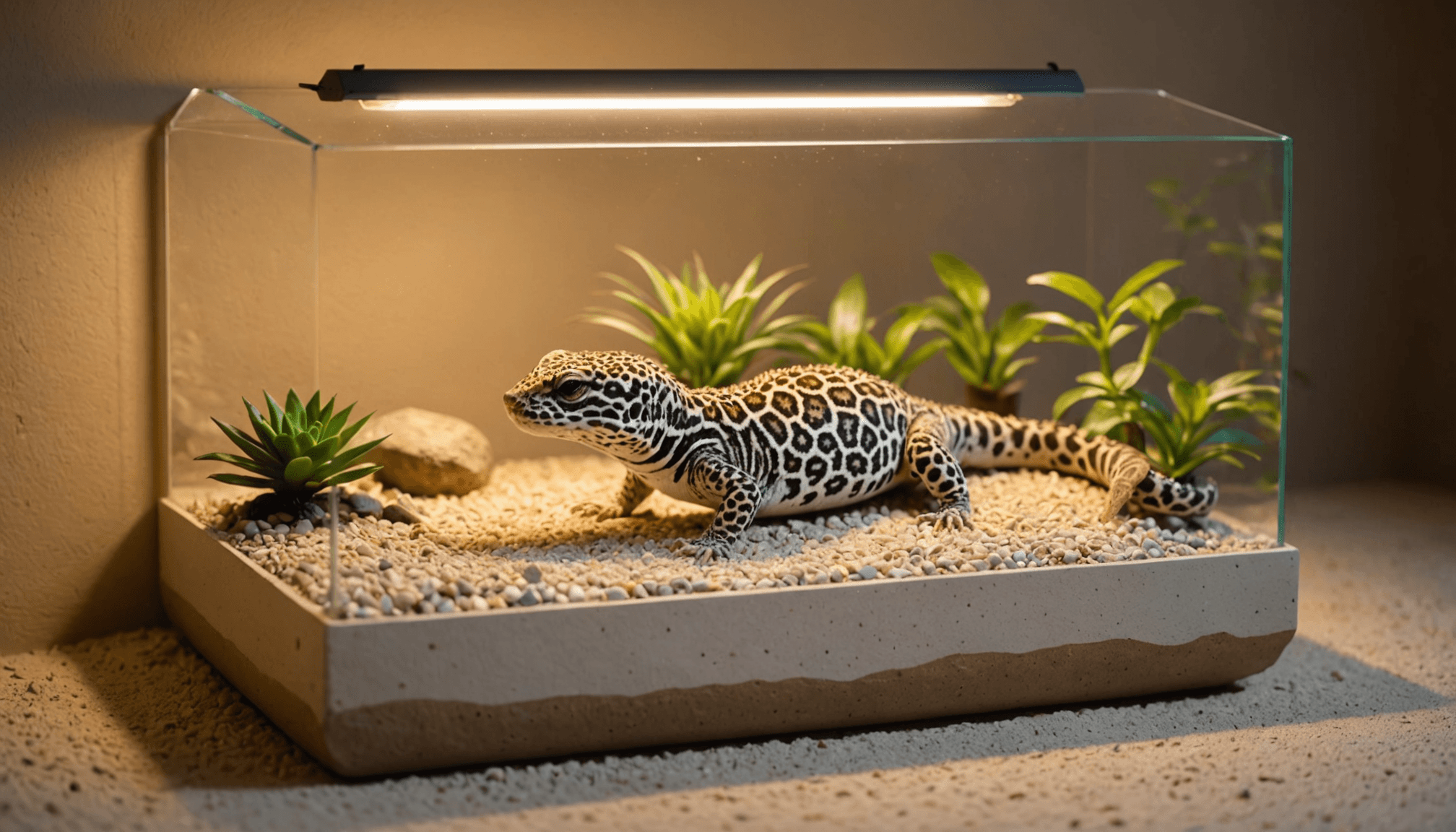 How to Set Up a Leopard Gecko Habitat (Tank, Heating, Three Hides)