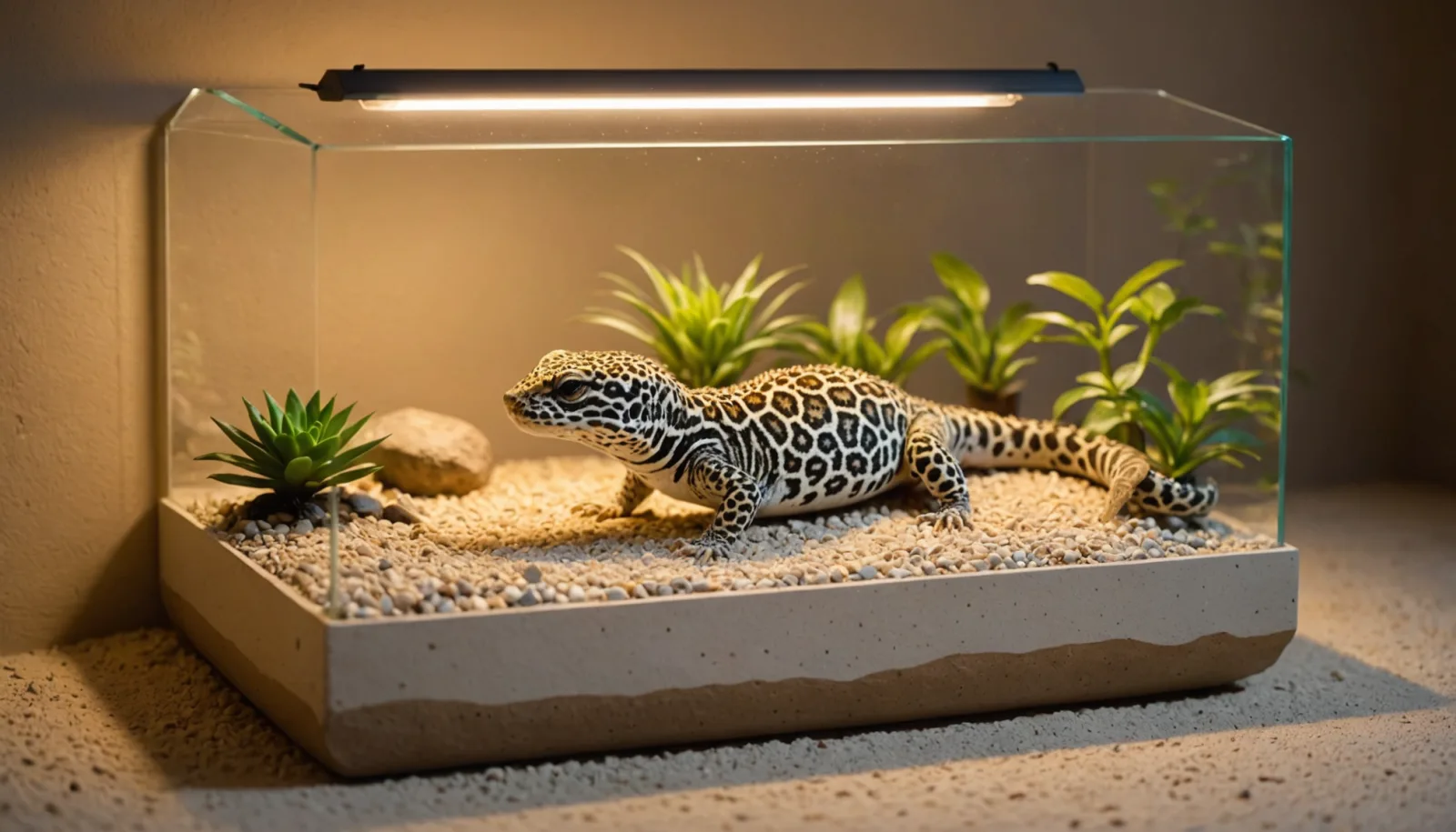 How to Set Up a Leopard Gecko Habitat (Tank, Heating, Three Hides)