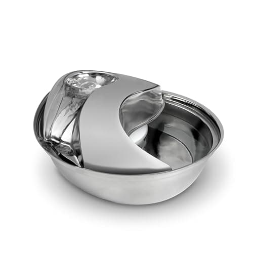 Pioneer Pet Raindrop Stainless Steel Drinking Fountain, 60 oz (#6023)