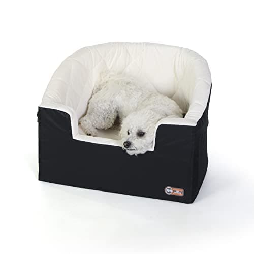 K&H Bucket Booster Dog Car Seat, Large (Black/Cream)