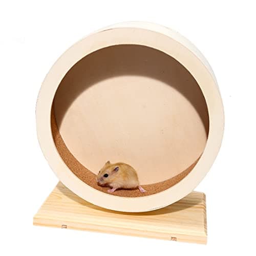 antiai Hamster Wooden Silent Wheel, 12 Inch (XL)