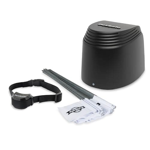 PetSafe Stay & Play Compact Wireless Pet Fence, Circular Boundary up to 3/4 Acre, No-Dig and Portable, for Dogs 5 lbs and Up