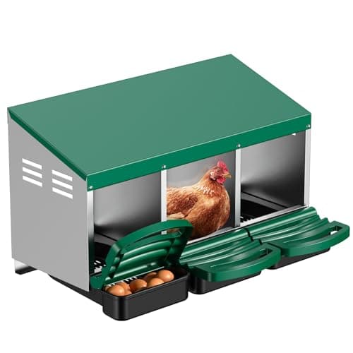 ZUCIRE Roll Away Nesting Boxes for Chickens