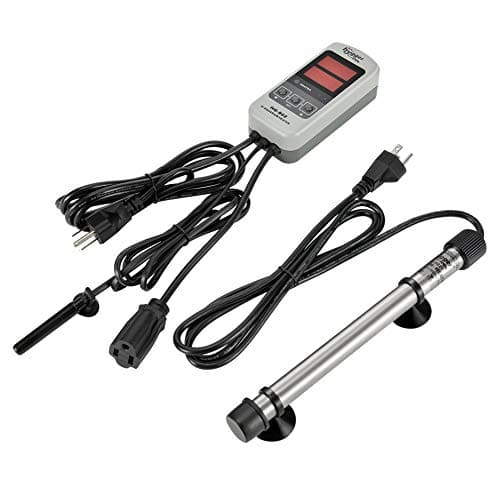 hygger 200W Titanium Aquarium Heater with External IC Thermostat Controller