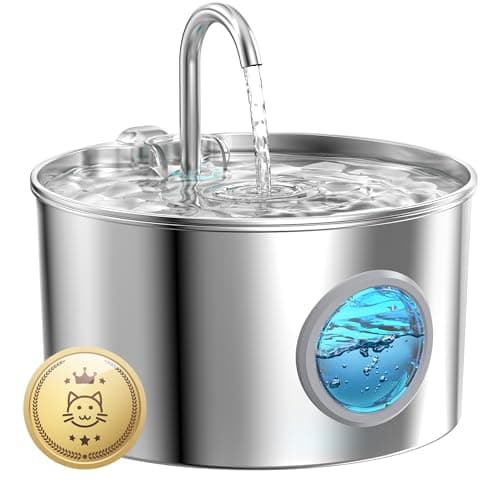 Cat Water Fountain Stainless Steel 74oz
