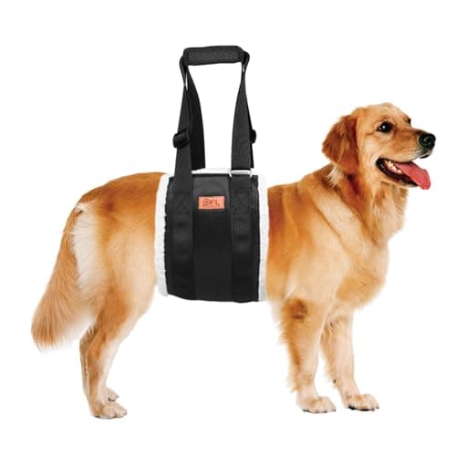 PICK FOR LIFE Adjustable Dog Lift Harness Sling, Hind Leg Support, Large