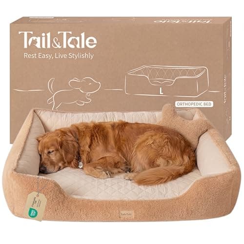 Tail&Tale Reversible Cooling & Self-Warming Orthopedic Dog Bed