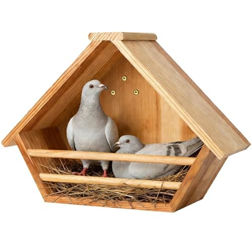 Oltara Cedar Mourning Dove Nesting Box, Open-Platform Shelter for Doves