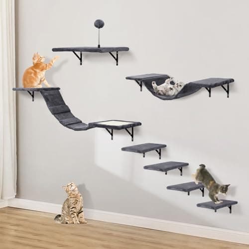 Sobly Wall-Mounted Cat Climber Set (7 Pcs)