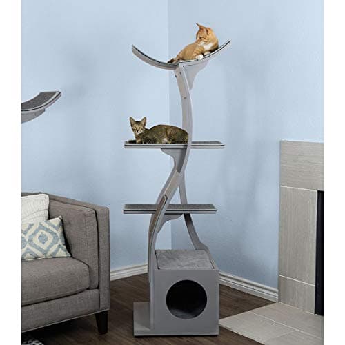The Refined Feline 69" Lotus Cat Tower