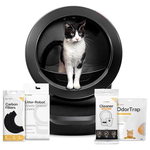 Whisker Litter-Robot 4 Supply Bundle, Black