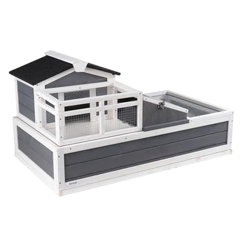 VEVOR 3-Room Tortoise House with Balcony and 2 Stories