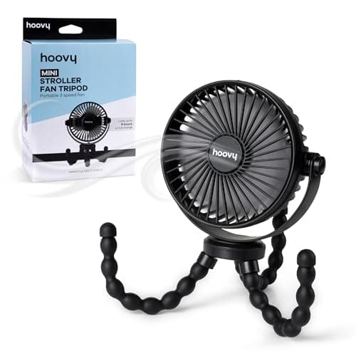 Hoovy Flexible Tripod Clip Fan for Crate and Stroller