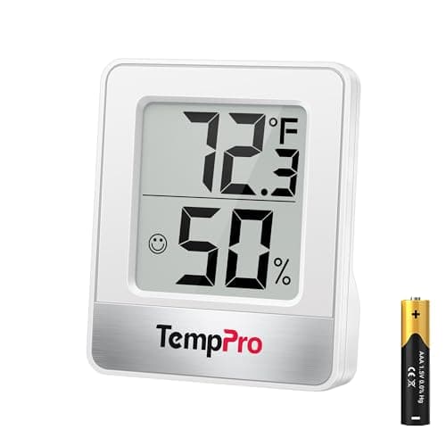 TempPro TP49 Digital Hygrometer Indoor Thermometer Humidity Meter (Previously ThermoPro)