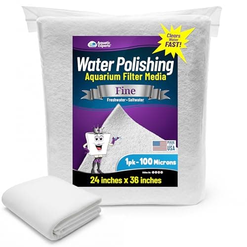 Aquatic Experts Aquarium Polishing Filter Pad, 100 Micron, 24 x 36 in