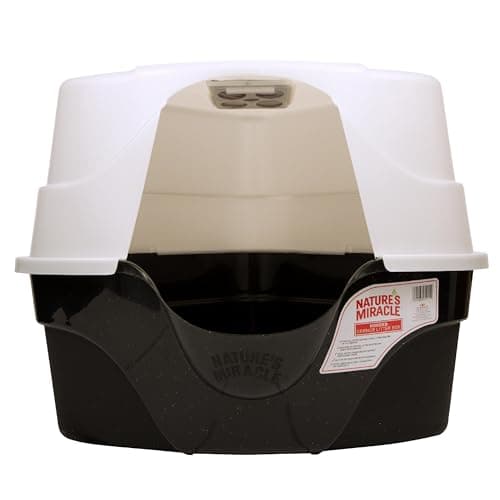 Nature's Miracle Advanced Hooded Corner Cat Litter Box
