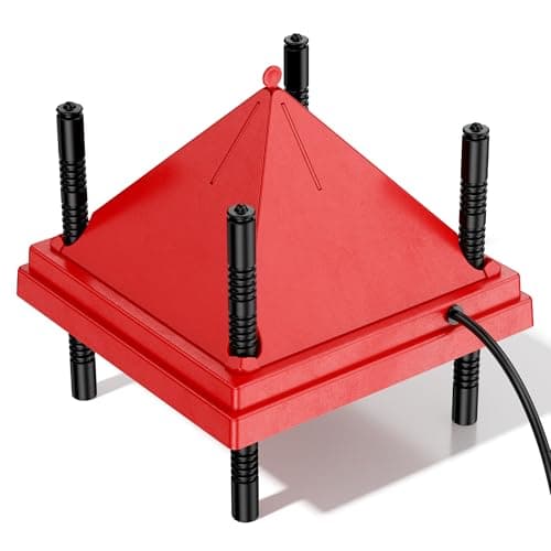 ZenxyHoC 10" x 10" Brooder Plate with Anti-Roost Cone