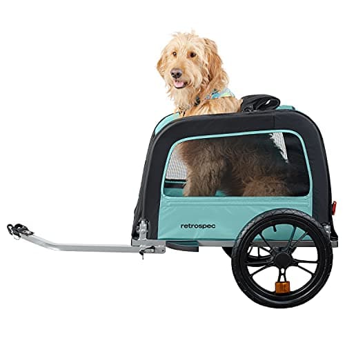 Retrospec Rover Hauler Pet Bike Trailer for Small & Medium Dogs