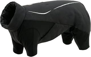 Ruffwear, Powder Hound Waterproof Dog Coverall, Obsidian Black, Small